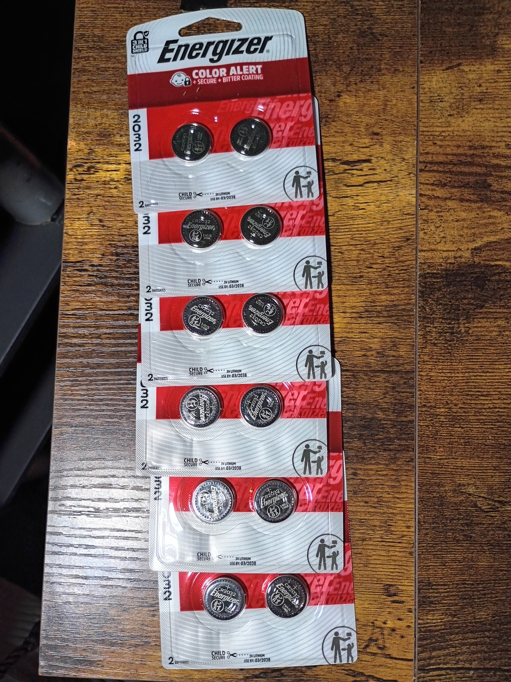 2032 Coin Cell Batteries - Silver (10 Pack)